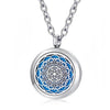 Round Aromatherapy Essential Oil Diffusing Necklace Locket