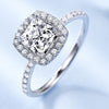 Solitaire 925 Sterling Silver Engagement Ring