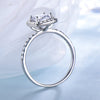 Solitaire 925 Sterling Silver Engagement Ring