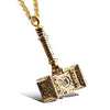 316L Stainless Steel Thor Hammer Pendant Necklace