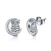 925 Sterling Silver Owl Stud Earring Women’s Jewelry