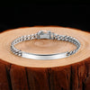 Cuban Chain Link 925 Sterling Silver Fashion Bracelet