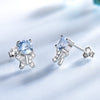 Butterfly 925 Sterling Silver Korean Stud Earrings