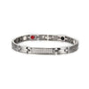 Delicate Zircon Studded Chain Magnetic Bracelet