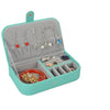 Litchi Pattern Portable Monolayer Jewelry Box