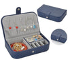 Litchi Pattern Portable Monolayer Jewelry Box