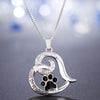 Cat’s Paw on My Heart Pendant Necklace Women’s Jewelry