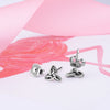 925 Sterling Silver Celtics Trinity Knot Pendant Necklace & Stud Earrings Jewelry Set