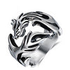 Vintage Dragon Warrior Biker Rings for Men