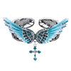 Angel’s Wings with Cross Bracelet Bangle for Women