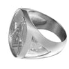 Pure Stainless Steel Freemason Ring