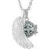 Musical Chime Ball with Angel's Wing Pendant Necklace for Future Mothers