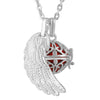 Musical Chime Ball with Angel's Wing Pendant Necklace for Future Mothers