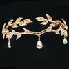Fairytale Style Gold Leaf Tiara Circlet for Wedding or Prom