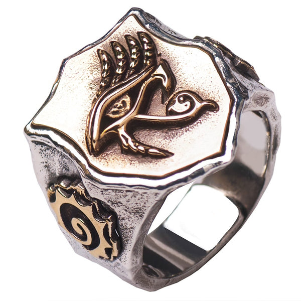 925 Sterling Silver The Eye of Horus Ring