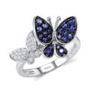 Butterfly 925 Sterling Silver with Cubic Zirconia Ring Women’s Jewelry