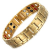 Titanium Gold Color Magnetic Bracelet for Men