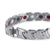 Silver Plated Magnetic Bracelet for Men