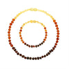 Natural Baltic Amber Bracelet and Necklace Set