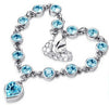 Austrian Crystal Heart Fashion Bracelet