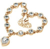 Austrian Crystal Heart Fashion Bracelet