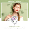 925 Sterling Silver Secret Garden Flower Butterfly Ring Women’s Jewelry