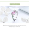 925 Sterling Silver Secret Garden Flower Butterfly Ring Women’s Jewelry