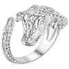 925 Sterling Silver Charming Alligator Ring Resizable Women’s Jewelry