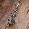 Punk Alligator Chain Pendant Necklace Men’s Jewelry