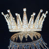 King & Queen Zirconia Rhinestone Silver/Gold Prom, Wedding Crown