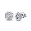 925 Sterling Silver Elegant Celtic Knot Stud Earrings
