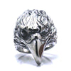 316L Stainless Steel Eagle Skull Ring for Men