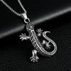 316L Stainless Steel Lizard Pendant Necklaces for Men