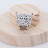 Leopard Green Zircon Eyes Statement Ring