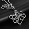 Octopus Pendant Necklace Stainless Steel Jewelry