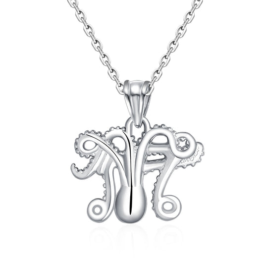 925 Sterling Silver Sea Animal Pendant Necklace
