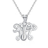 925 Sterling Silver Sea Animal Pendant Necklace