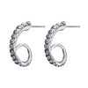 Stainless Steel Octopus Tentacle Stud Earrings for Women